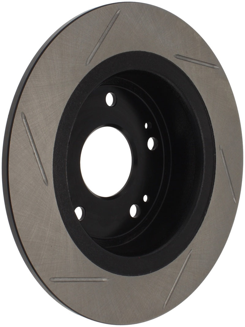 StopTech Power Slot 09-10 Acura TSX / 08-10 Honda Accord Rear Left Slotted Rotor - Striker Modified