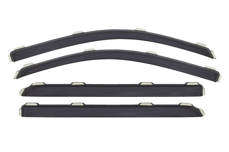 AVS 15-18 Chevy Silverado 2500 Crew Cab Ventvisor Front & Rear Window Deflectors 4pc - Smoke - Striker Modified