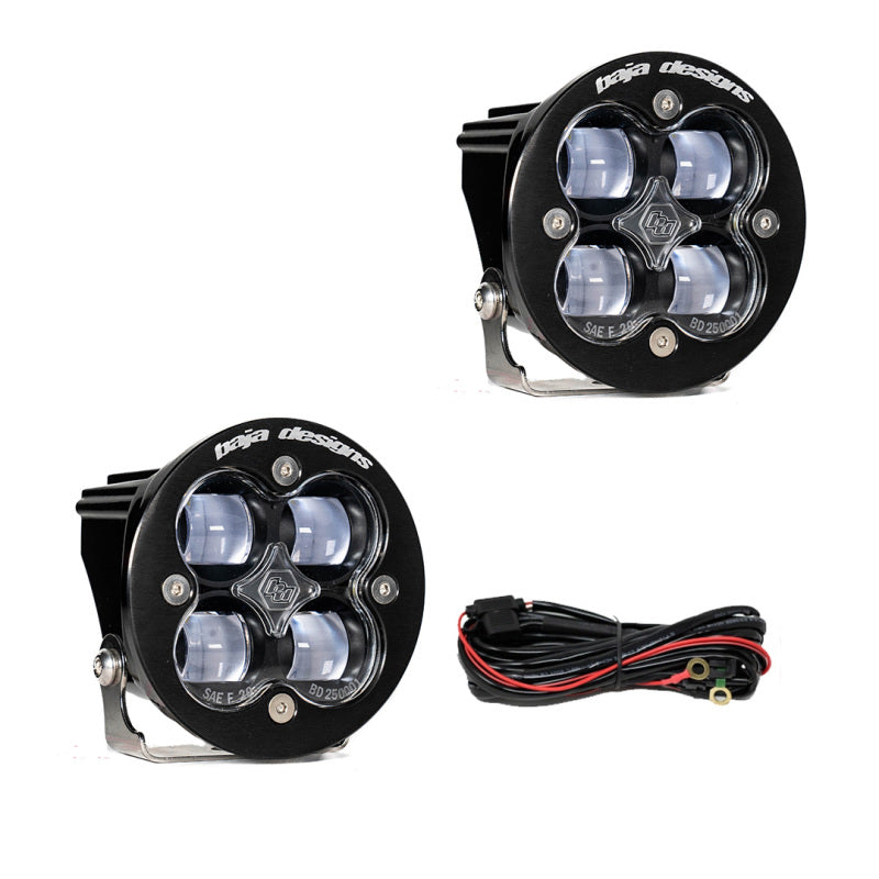Baja Designs Squadron R SAE LED Spot Light - Clear - Pair - Striker Modified