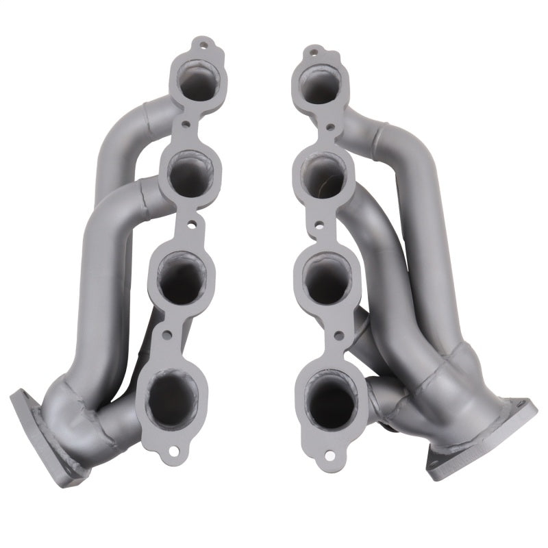 BBK 14-18 GM Truck 5.3/6.2 1 3/4in Shorty Tuned Length Headers - Titanium Ceramic - Striker Modified