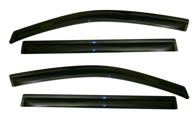 AVS 11-18 Nissan Quest Ventvisor Outside Mount Window Deflectors 4pc - Smoke - Striker Modified