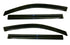 AVS 11-18 Nissan Quest Ventvisor Outside Mount Window Deflectors 4pc - Smoke - Striker Modified