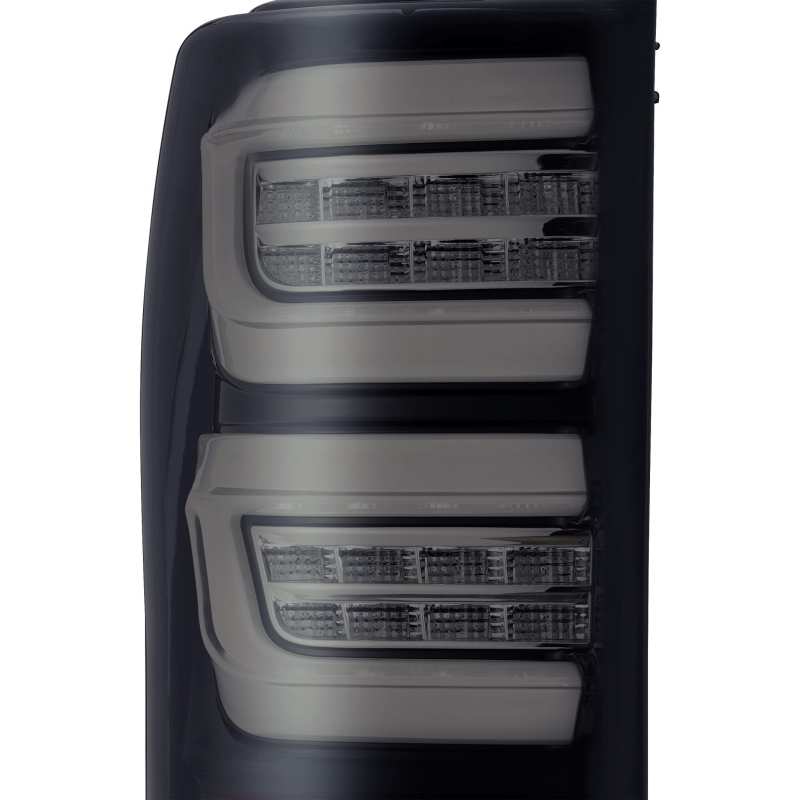AlphaRex 07-13 Toyota Tundra PRO-Series LED Tail Lights Jet Black - Striker Modified