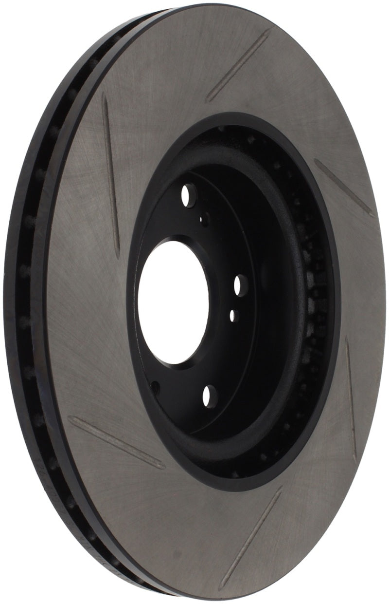StopTech Power Slot Slotted 06-08 Honda Civic Si Front Left Rotor - Striker Modified