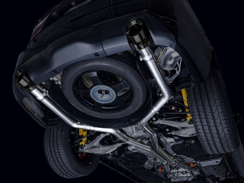 AWE Tuning 18-23 Dodge Durango SRT & Hellcat Track Edition Exhaust - Diamond Black Tips - Striker Modified