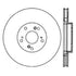 StopTech Power Slot Slotted 06-08 Honda Civic Si Front Left Rotor - Striker Modified