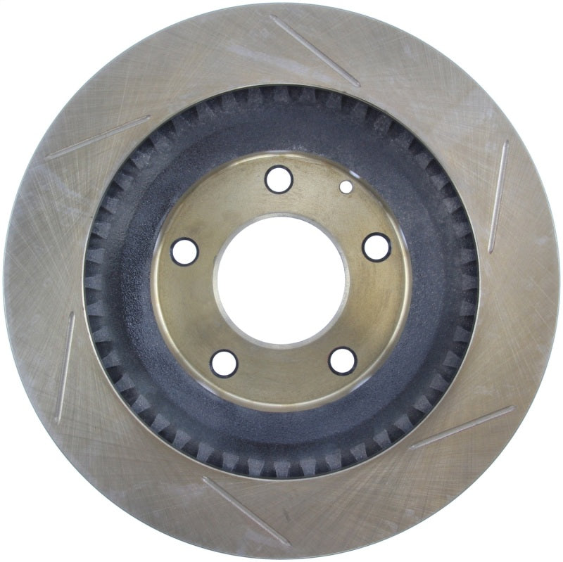 StopTech Power Slot 93-95 Mazda RX-7 SportStop Slotted Rear Right Rotor - Striker Modified