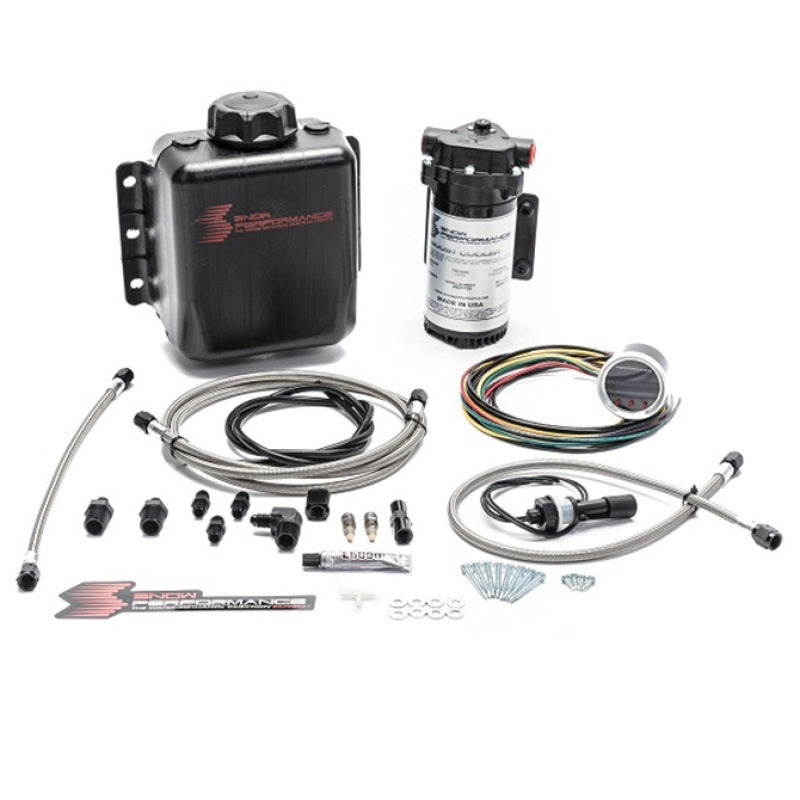 Snow Performance Stg 2 Boost Cooler F/I Prog. Water Injection Kit (SS Braided Line 4AN Fittings) - Striker Modified