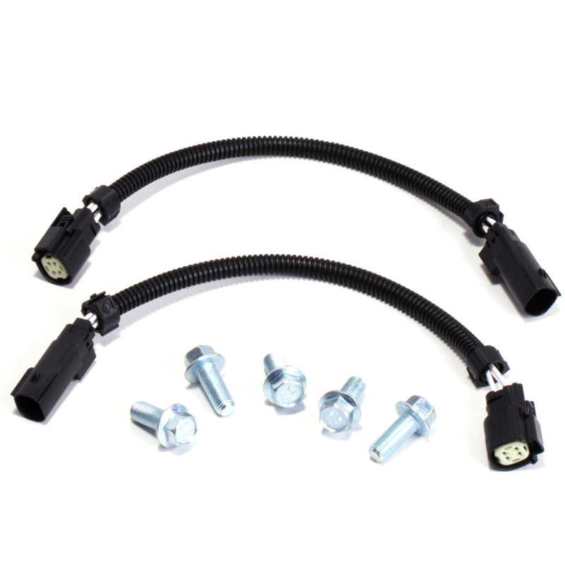 BBK 2015 Mustang GT V6 6-Pin Front O2 Sensor Wire Harness Extensions 12 (pair) And Bolt Kit - Striker Modified
