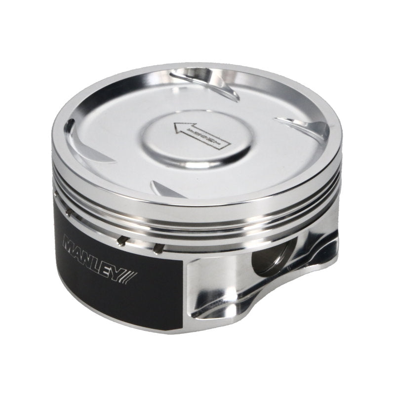 Manley 04+ Subaru WRX STi (EJ257) STD Stroke 99.5mm STD Bore 8.5:1 Dish Piston Set with Rings - Striker Modified