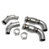 BBK 15-20 Ford Mustang GT 3in Short Mid Pipe Kit w/Cats (Use LT Header 1633/16330/1856/18560) - Striker Modified