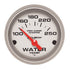 Autometer Water Temp Gauge 2 1/6in 100-200 Degree F Electric Marine Silver - Striker Modified