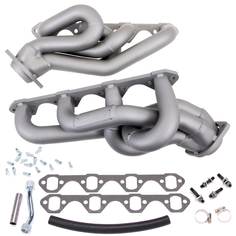 BBK 94-95 Mustang 5.0 Shorty Tuned Length Exhaust Headers - 1-5/8 Titanium Ceramic - Striker Modified