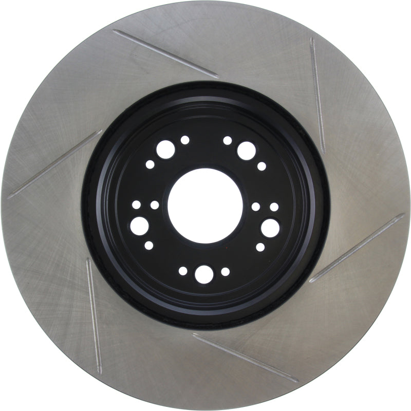 StopTech Power Slot 95-00 Lexus LS400/LS430/LS460/LS600h L Slotted Right Front Rotor - Striker Modified