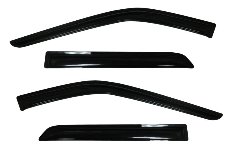 AVS 11-18 Ford Explorer Ventvisor Outside Mount Window Deflectors 4pc - Smoke - Striker Modified