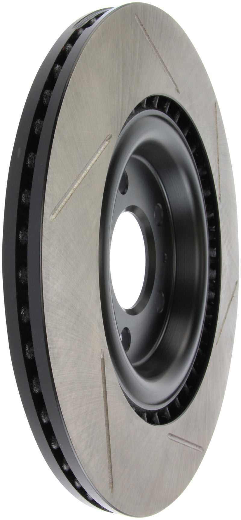 StopTech Power Slot 12-13 Audi A6 Quattro/11-12 A7 Quattro / 10-13 S4 Rear Right Slotted Rotor - Striker Modified