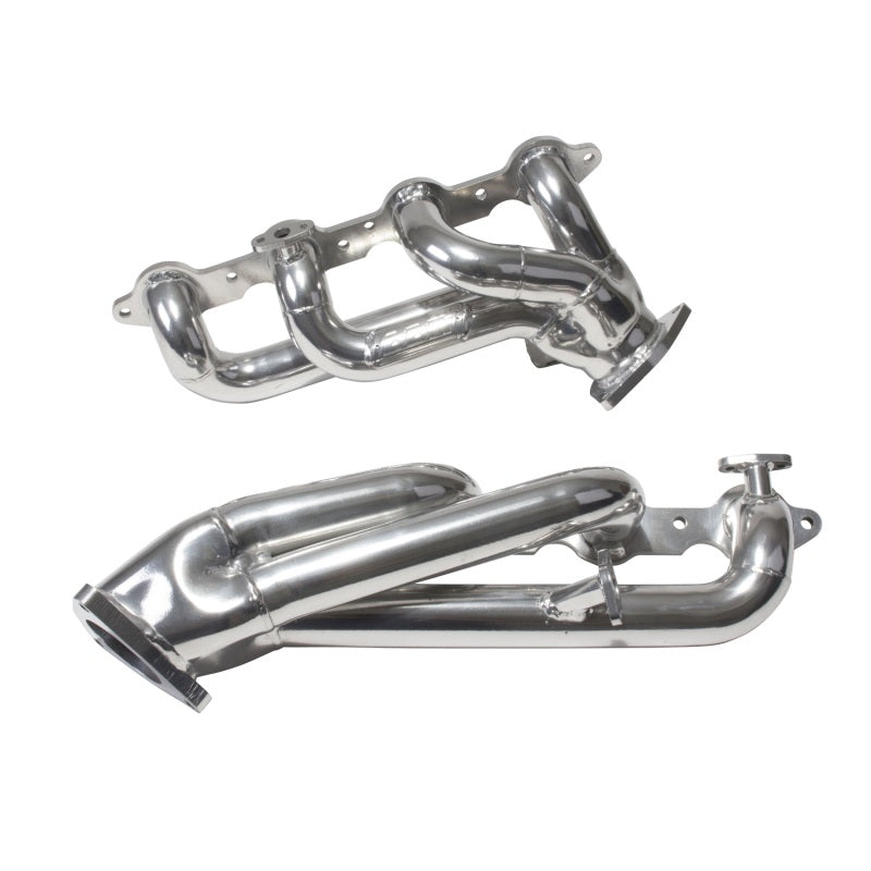 BBK 99-04 GM Truck SUV 4.8 5.3 Shorty Tuned Length Exhaust Headers - 1-3/4 Silver Ceramic - Striker Modified
