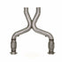 BBK 11-14 Mustang 5.0 Short Mid X Pipe With Catalytic Converters 3.0 For BBK Long Tube Headers - Striker Modified