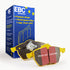 EBC 15+ Ford Mustang 2.3 Turbo Yellowstuff Rear Brake Pads - Striker Modified