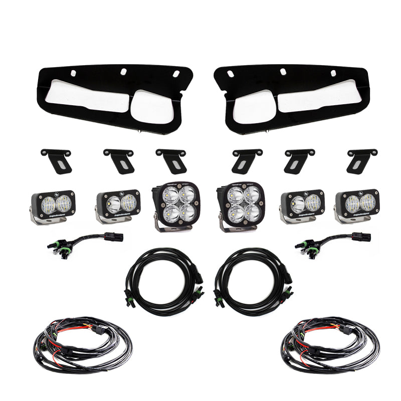 Baja Designs 2021+ Ford Bronco Fog Pocket Kit Sportsmen - Striker Modified