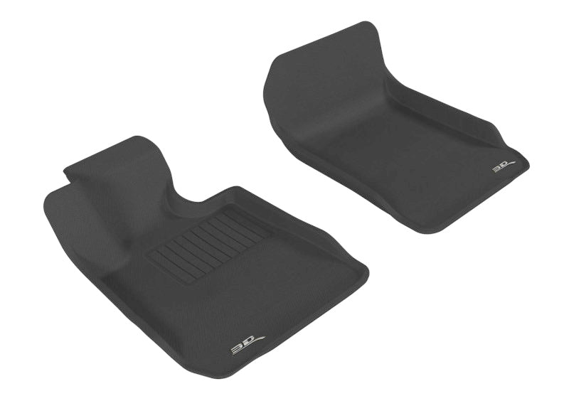 3D MAXpider 2006-2011 BMW 3 Series E90/E92 Kagu 1st Row Floormat - Black - Striker Modified