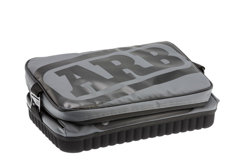 ARB Cooler Bag Charcoal w/ Red Highlights 15in L x 11in W x 9in H Holds 22 Cans - Striker Modified