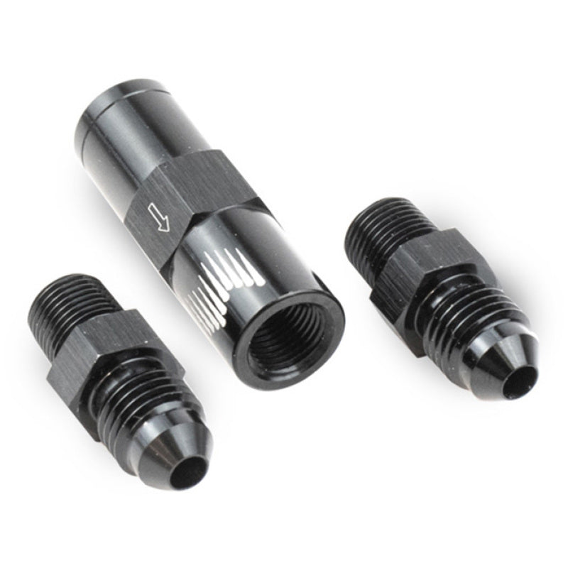 Snow Performance High Flow 4AN Water Check Valve Fittings (For 4AN SS Braided Line Kit) - Striker Modified