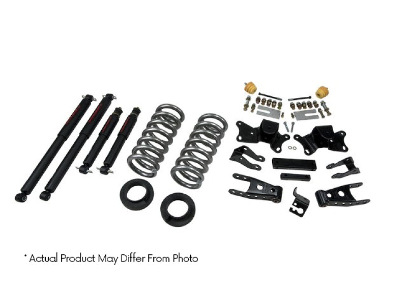 Belltech 09-13 Dodge Ram 1500 Std Cab Lowering Kit w/ND II Shocks - 2in F/4in R Drop - Striker Modified