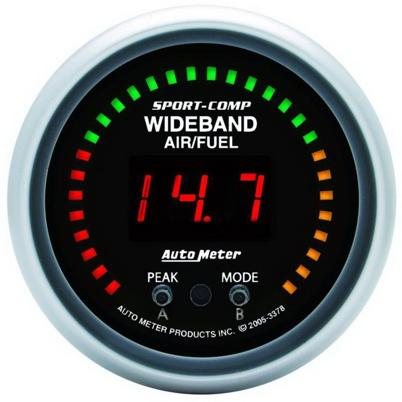 Autometer Sport-Comp 52mm Wideband Air/Fuel Gauge - Striker Modified