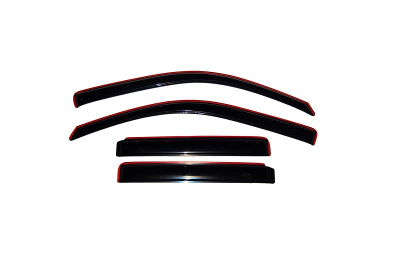AVS 02-06 Chevy Trailblazer EXT Ventvisor In-Channel Front & Rear Window Deflectors 4pc - Smoke - Striker Modified