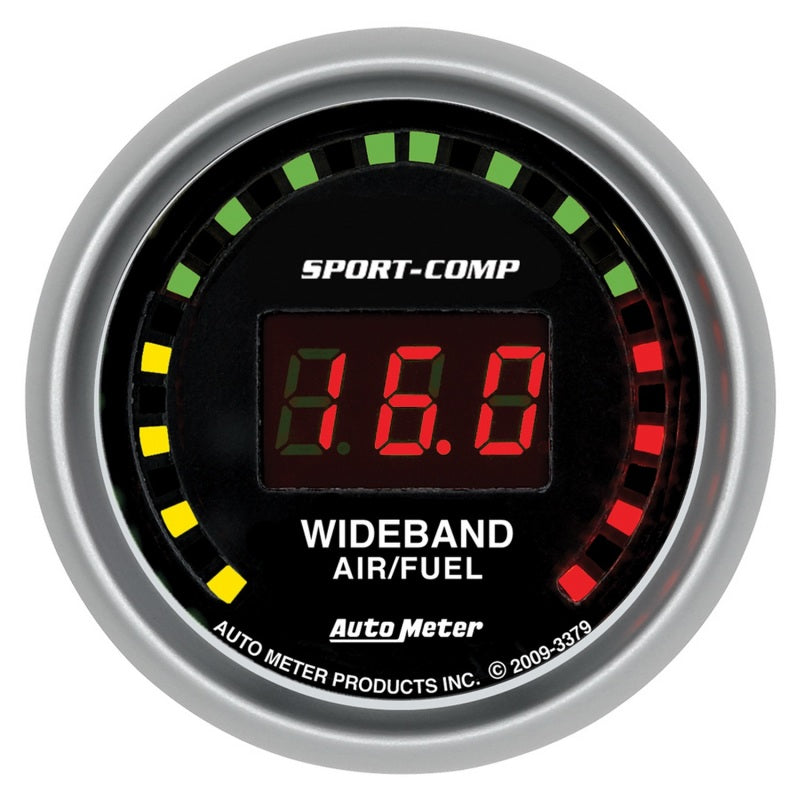 Autometer Sport-Comp 52mm Digital Wideband Air/Fuel Ratio Street Gauge - Striker Modified