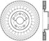 StopTech 11-14 Lexus GS300/350/400/430 (Will Not Fit F Sport) Slotted Sport Front Right Brake Rotor - Striker Modified