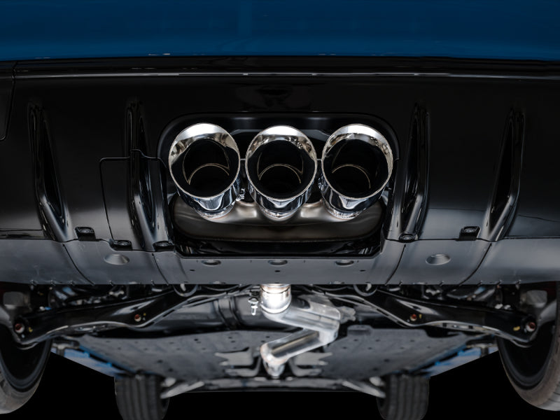 AWE Tuning 2023 Honda Civic Type R FL5 Touring Edition Exhaust w/ Triple Chrome Silver Tips - Striker Modified
