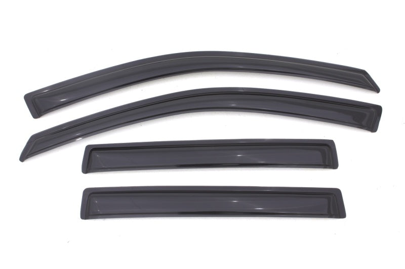 AVS 11-17 Jeep Compass (Old Body Style) Ventvisor Outside Mount Window Deflectors 4pc - Smoke - Striker Modified