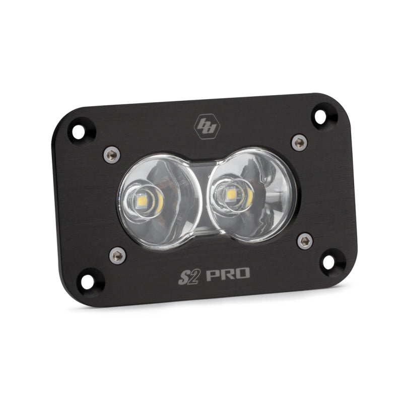 Baja Designs S2 Sport Flush Mount Work/Scene Pattern LED Work Light - Clear - Striker Modified