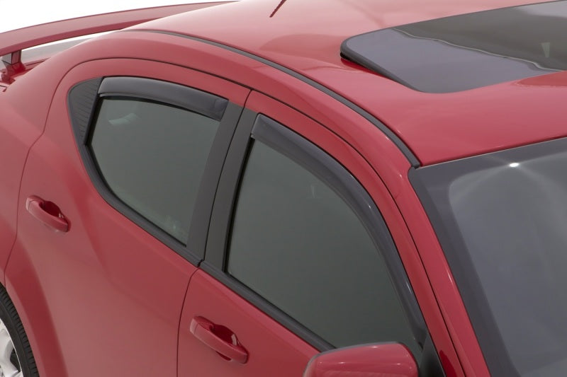 AVS 15-18 Hyundai Sonata Ventvisor In-Channel Front & Rear Window Deflectors 4pc - Smoke - Striker Modified