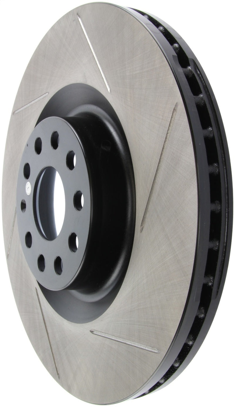 StopTech Power Slot 09 VW CC (Passat CC) / 06-09 Passat Front Left Slotted Rotor - Striker Modified