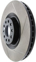 StopTech Power Slot 09 VW CC (Passat CC) / 06-09 Passat Front Left Slotted Rotor - Striker Modified