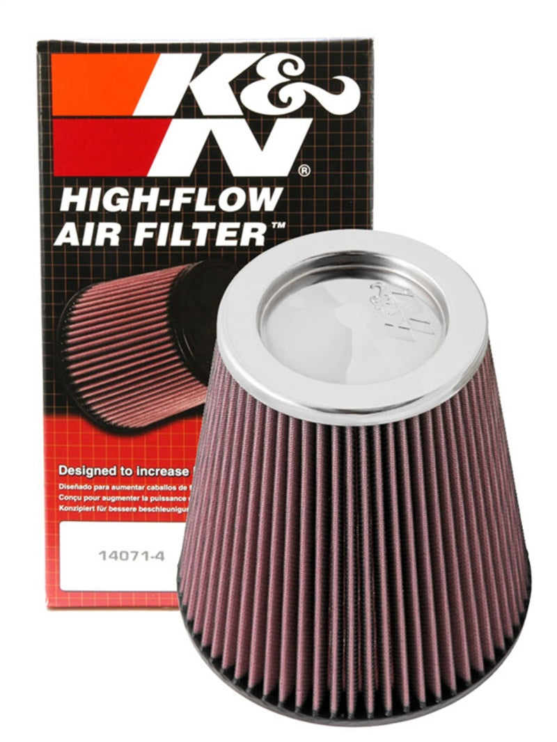 K&N Round Tapered Universal Air Filter 6 inch Flange 7 1/2 inch Base 5 inch Top 7 1/2 inch Height - Striker Modified