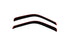 AVS 99-16 Ford F-250 Standard Cab Ventvisor In-Channel Window Deflectors 2pc - Smoke - Striker Modified