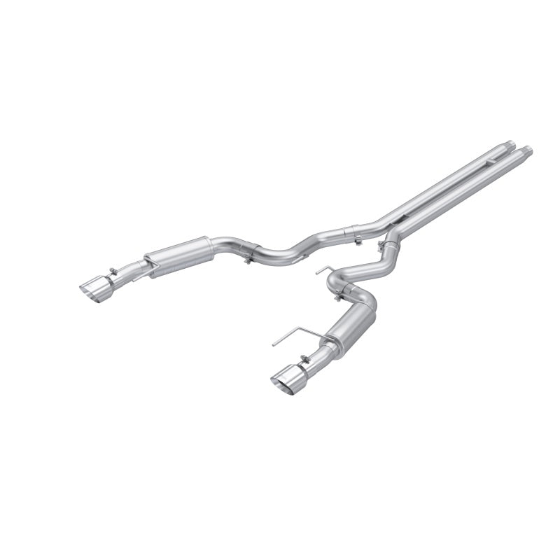 MBRP 2024 Ford Mustang GT S650, 5.0L 3in Dual Split Rear Aluminized Steel - Striker Modified