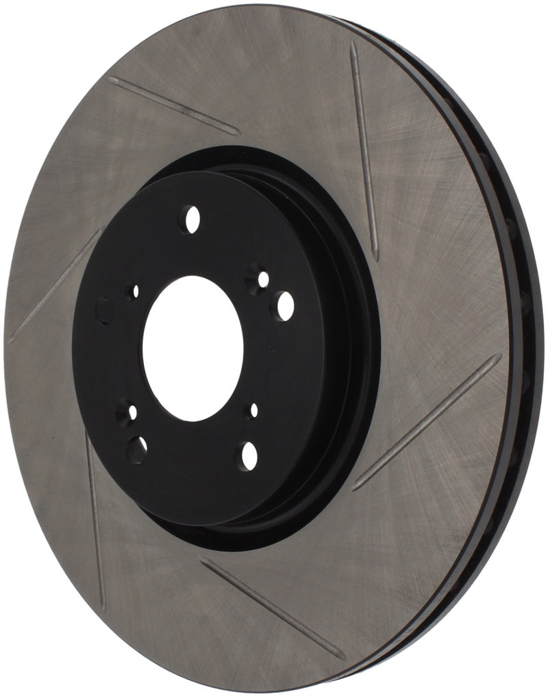 StopTech Power Slot Slotted 04-08 Accura TL (Brembo Caliper) Front Left Rotor - Striker Modified