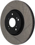 StopTech Power Slot Slotted 04-08 Accura TL (Brembo Caliper) Front Left Rotor - Striker Modified