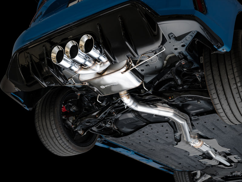 AWE Tuning 2023 Honda Civic Type R FL5 Touring Edition Exhaust w/ Triple Chrome Silver Tips - Striker Modified