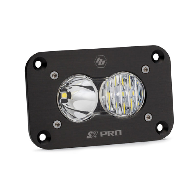 Baja Designs S2 Pro Flush Mount Driving Combo Pattern LED Work Light - Clear - Striker Modified