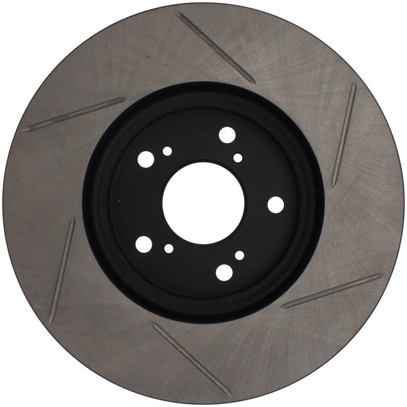 StopTech Power Slot Slotted 99-08 Acura TL (STD Caliper) / 01-03 CL / 04-09 TSX Front Right Rotor - Striker Modified