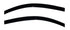 AVS 11-17 Fiat 500 Ventvisor Outside Mount Window Deflectors 2pc - Smoke - Striker Modified
