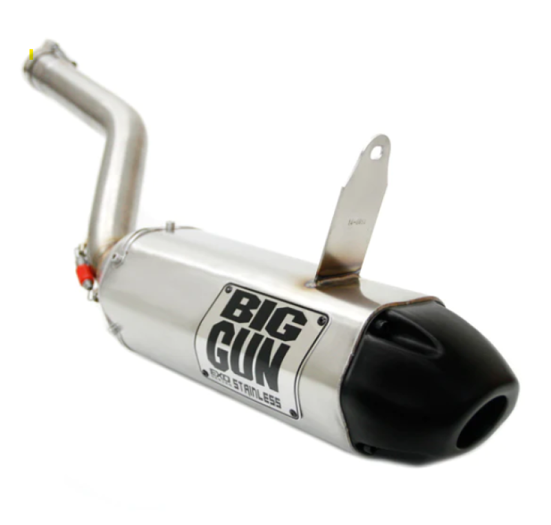 Big Gun 13-15 CAN AM OUTLANDER 500 EXO Stainless Slip On Exhaust - Striker Modified