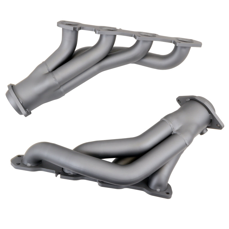 BBK 11-20 Dodge Challenger Hemi 6.4L Shorty Tuned Length Exhaust Headers - 1-7/8in Titanium Ceramic - Striker Modified