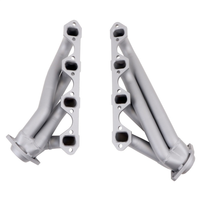 BBK 79-93 Mustang 351 Swap Shorty Unequal Length Exhaust Headers - 1-5/8 Titanium Ceramic - Striker Modified